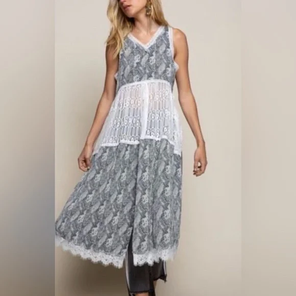 POL Lace Dress/Kimino - Picture 1 of 6